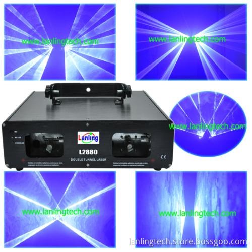 Home Party Disco Lighting 2W Blue Laser Light